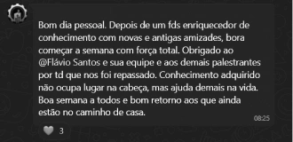 Depoimento 1 Depoimento 1
